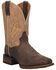 Image #1 - Dan Post Men's Garrison Western Performance Boots - Broad Square Toe, Brown, hi-res