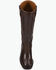 Image #6 - Frye Women's Kate Pull-On Wide Calf Fashion Boots - Round Toe, Dark Brown, hi-res