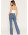 Image #3 - Wrangler Women's Jemma Medium Wash Bespoke High Rise Flare Stretch Denim Jeans, Medium Wash, hi-res