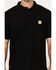 Image #3 - Carhartt Men's Loose Fit Midweight Short Sleeve Button-Down Polo Shirt, Black, hi-res