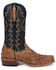 Image #2 - Dan Post Men's Araprima Exotic Pirarucu Western Boots - Square Toe, Brown, hi-res