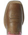 Image #4 - Ariat Little Girls' Homestead VentTEK Western Boots - Broad Square Toe, Brown, hi-res