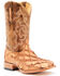 Image #1 - Cody James Men's Caramel Matte Pirarucu Exotic Western Boots - Broad Square Toe, Caramel, hi-res