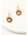 Image #1 - Shyanne Women's Soleil Inlay Teardrop Earrings, Gold, hi-res