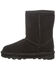 Image #3 - Bearpaw Girls' Elle Casual Boots - Round Toe , Black, hi-res