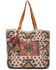 Image #1 - Scully Women's Multicolored Woven Suede Trim Handbag, Multi, hi-res