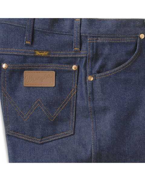 Image #3 - Wrangler Men's Original Fit Rigid Jeans - 38" & 40" Tall Inseams, Indigo, hi-res