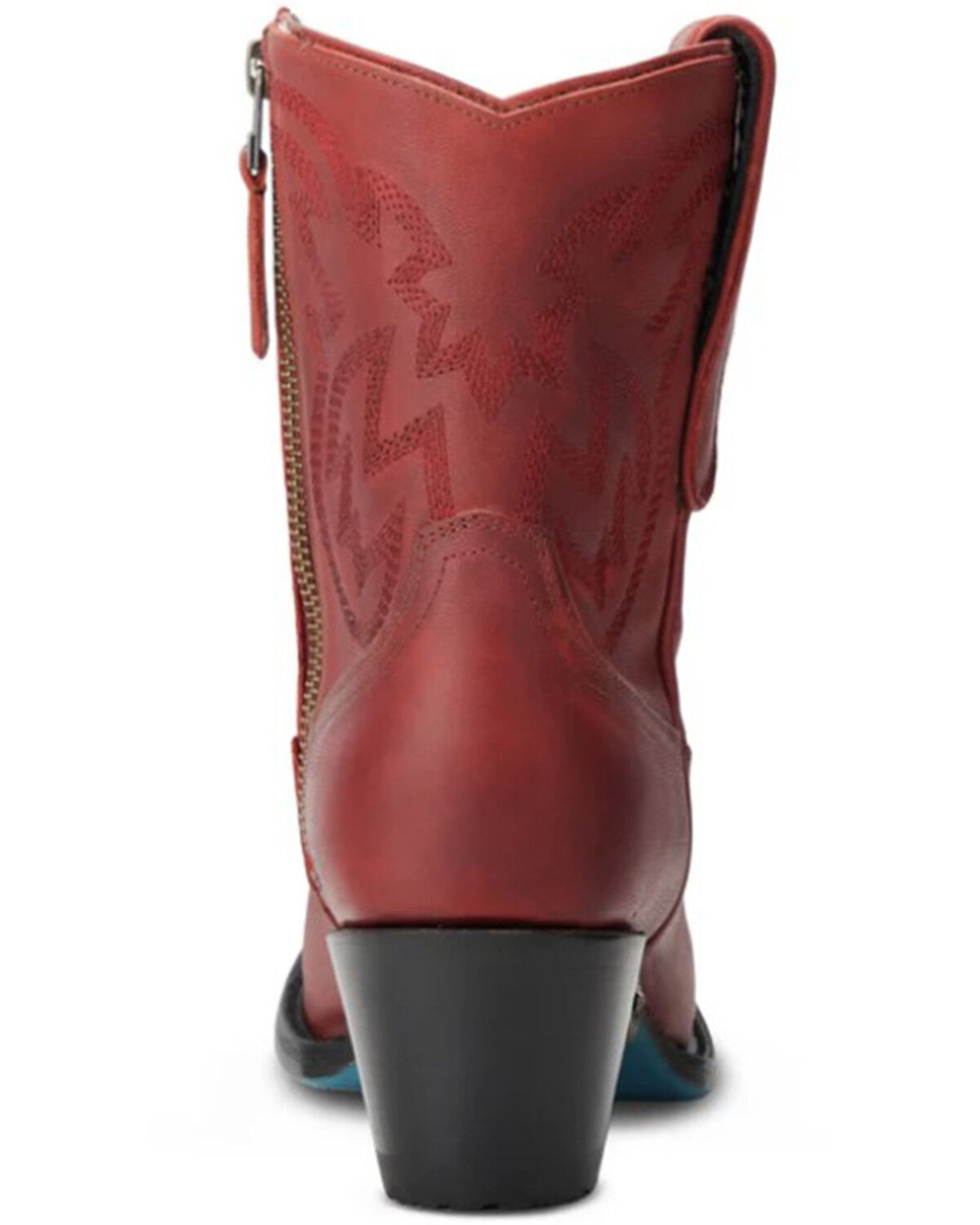Image #5 - Lane Women's Smokeshow Western Booties - Snip Toe, Ruby, hi-res