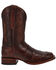 Image #2 - Dan Post Men's Akers Western Boots - Broad Square Toe, Cognac, hi-res