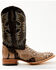 Image #2 - Cody James Men's Exotic Python Western Boots - Broad Square Toe, Dark Brown, hi-res