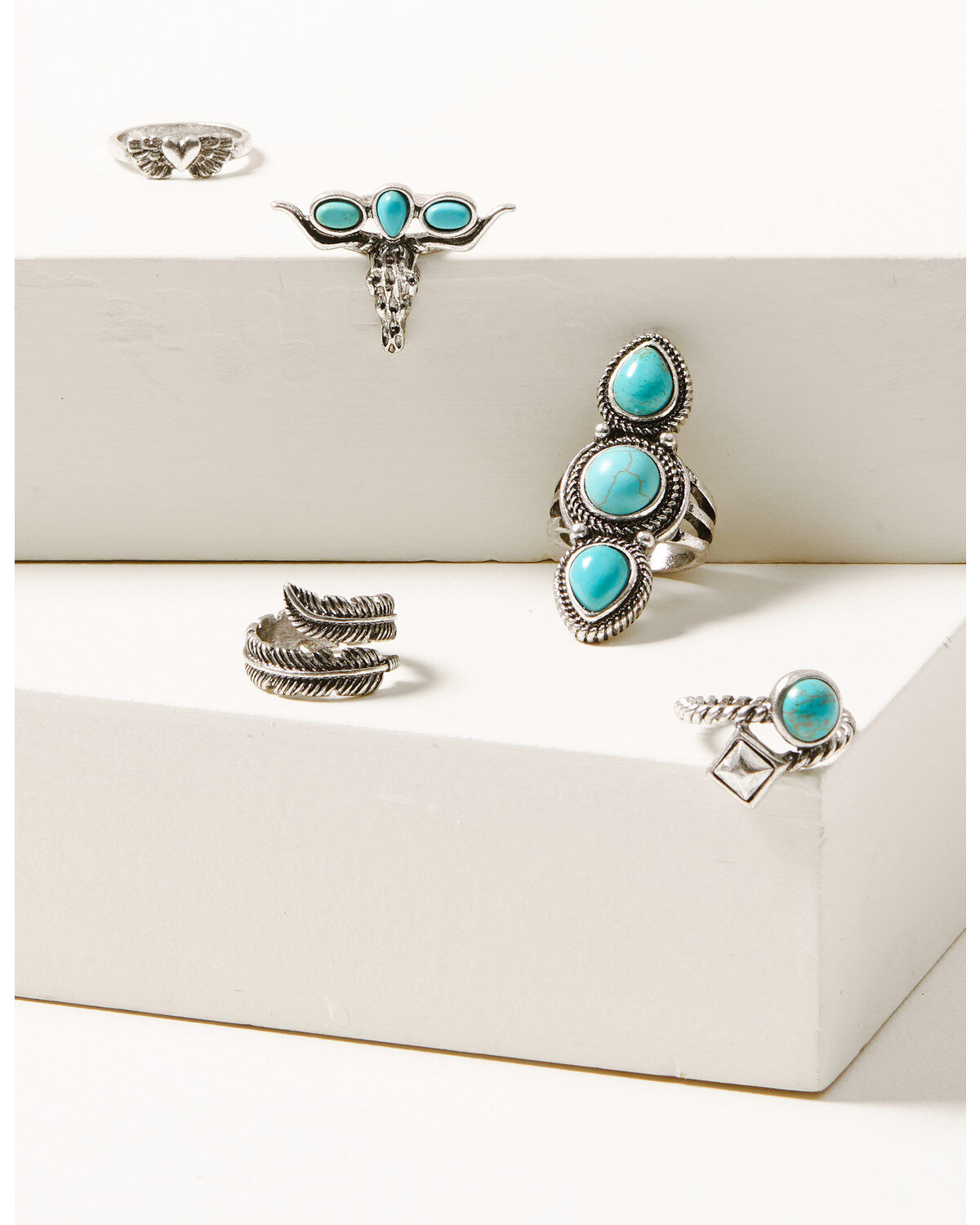 Idyllwind Women's Cypress Lane Ring Set, Turquoise, hi-res