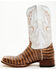 Image #3 - Tanner Mark Men's Caiman Print Western Boots - Broad Square Toe, Oryx, hi-res