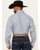 Image #4 - George Strait by Wrangler Men's Geo Print Long Sleeve Button-Down Stretch Western Shirt - Big, Blue, hi-res