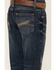 Image #4 - Wrangler 20X Boys' Dark Wash Slim Fit Vintage Bootcut Denim Jeans, Dark Wash, hi-res