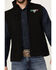 Image #3 - Cowboy Hardware Men's Mexico Rodeo Softshell Vest, Black, hi-res