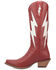 Image #3 - Dingo Women's Thunderbolt Western Boots - Round Toe, Red, hi-res