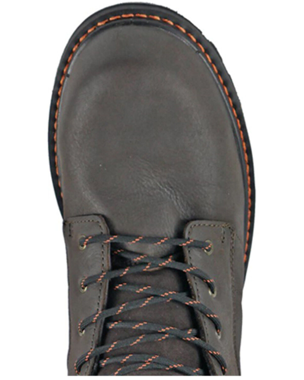 Image #6 - Hoss Men's 6" Carson Work Boots - Soft Toe, Brown, hi-res