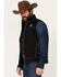 Image #2 - Cowboy Hardware Men's Live Free Woodsman Softshell Vest, Black, hi-res