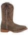 Image #2 - Dan Post Boys' Beasley Western Boots - Broad Square Toe, Blue, hi-res