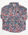 Image #1 - Cinch Infant Boys' Paisley Print Long Sleeve Button-Down Western Shirt , Grey, hi-res