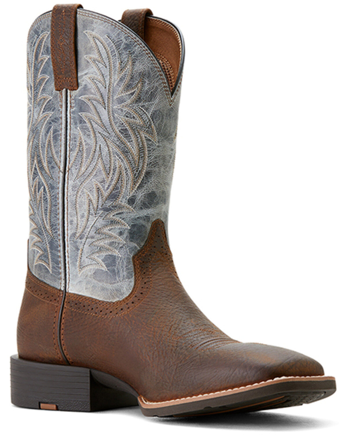 Image #1 - Ariat Men's Sport Performance Western Boots - Broad Square Toe, Brown, hi-res