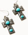 Image #4 - Shyanne Women's Desert Wanderer Turquoise Cross 6-Piece Earrings Set, Silver, hi-res