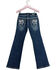 Image #1 - Grace in LA Little Girls' Medium Wash Dream Catcher Pocket Bootcut Jeans , Medium Wash, hi-res