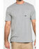 Image #4 - Ariat Men's Rebar Cotton Strong American Grit Short Sleeve Work T-Shirt, Heather Grey, hi-res