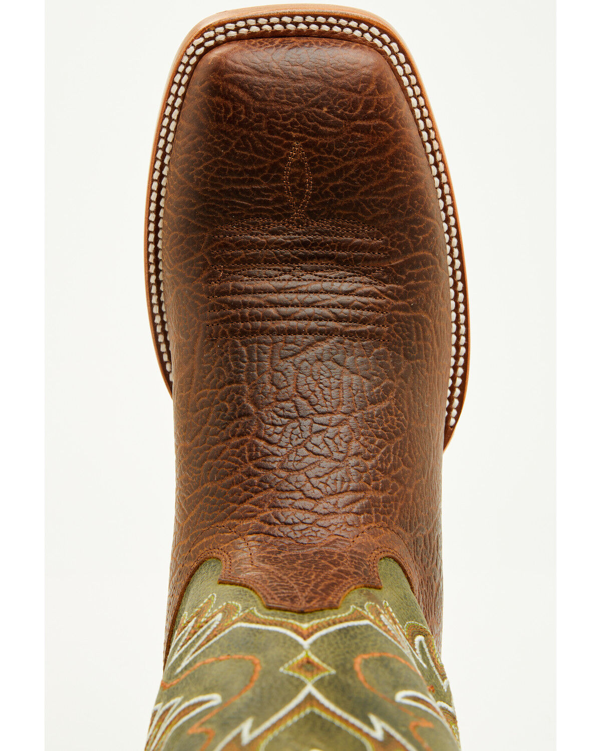 Image #6 - Cody James Men's Benson Western Boots - Broad Square Toe, Green, hi-res