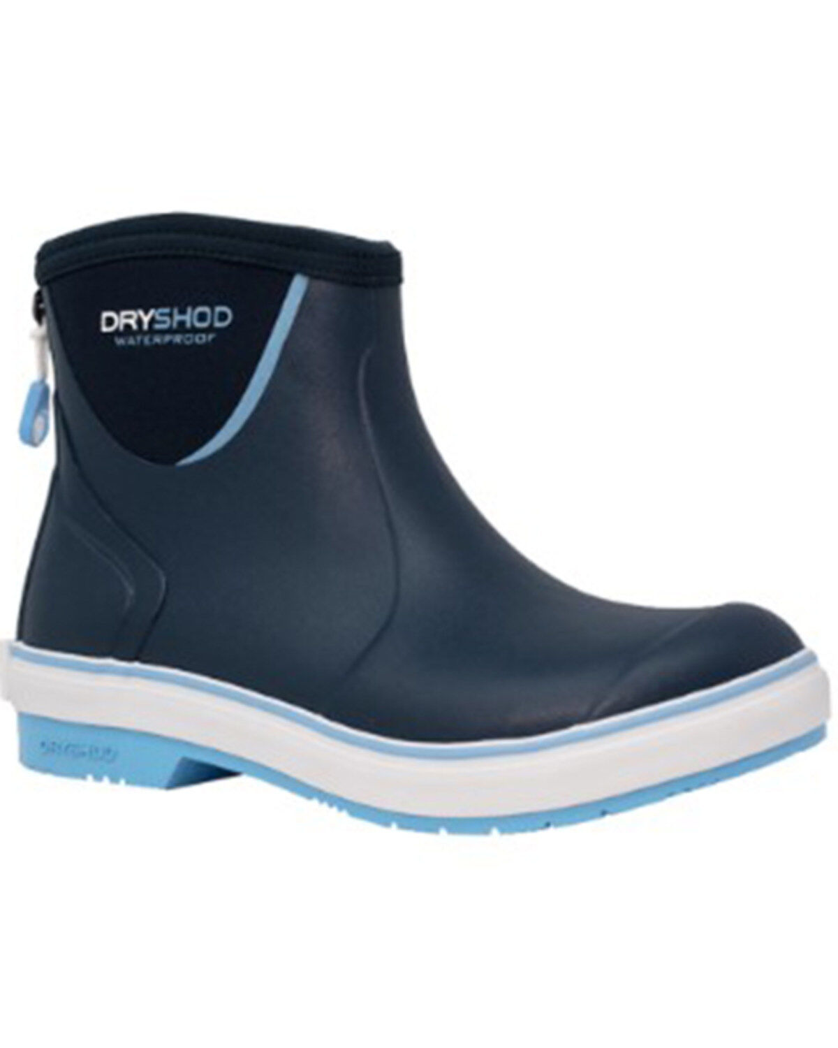 Dryshod Women's Slipnot Ankle Waterproof Work Boots - Soft Toe, Navy, hi-res