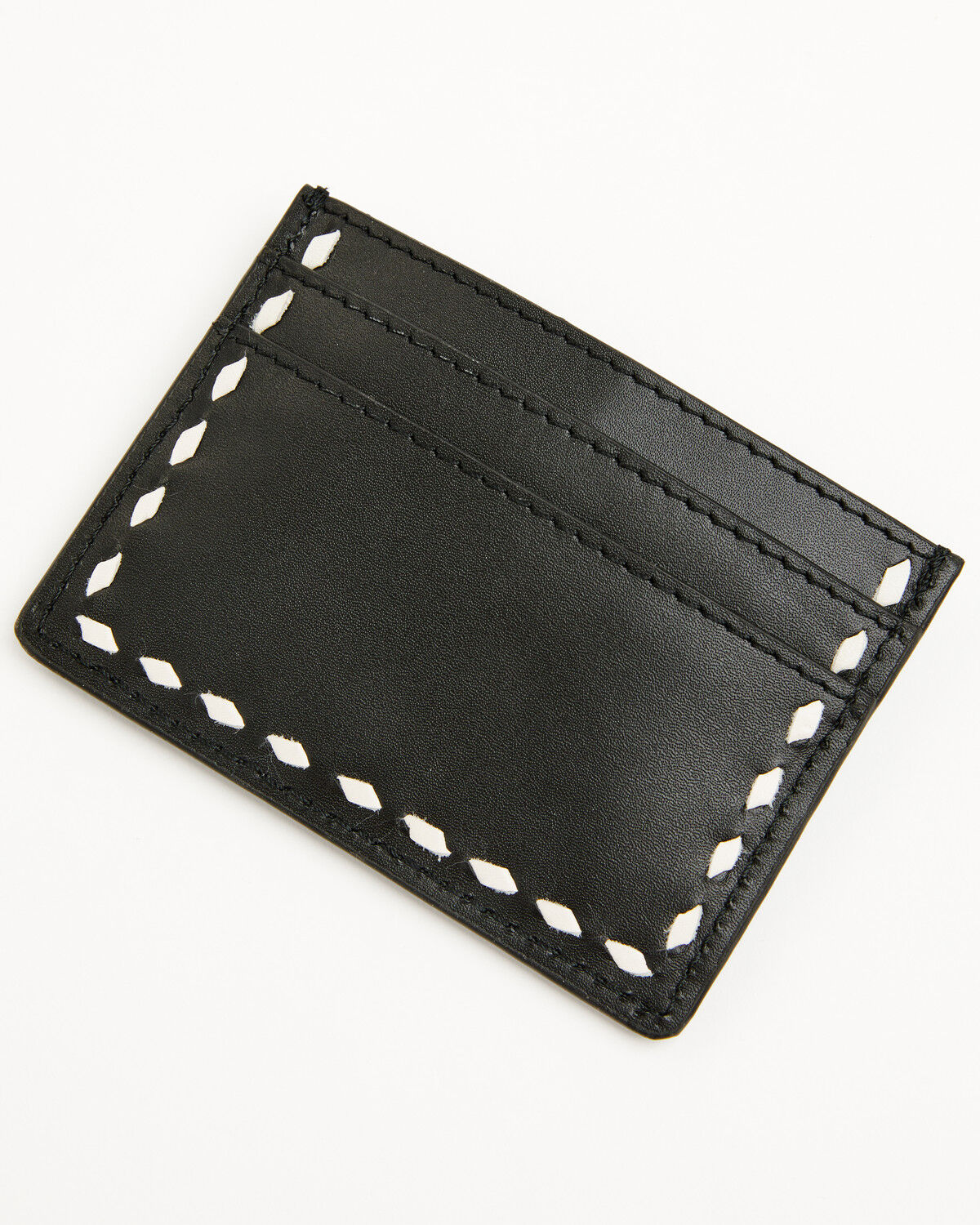Image #3 - Shyanne Women's Lacie Boot Stitch Credit Card Wallet, Black, hi-res