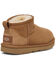 Image #4 - UGG Girls' Classic Ultra Mini Boots , Chestnut, hi-res