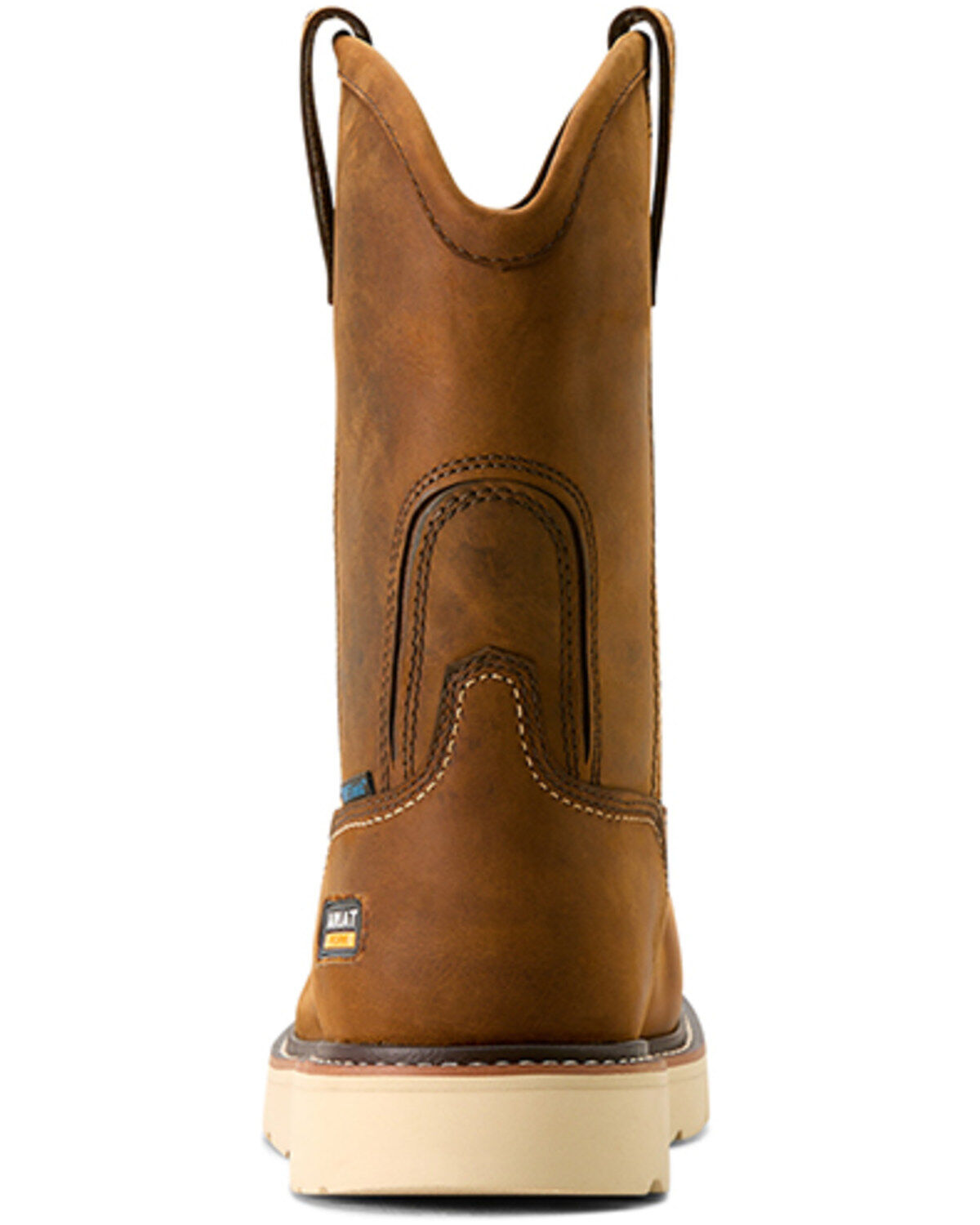 Image #3 - Ariat Men's Rebar Wedge Waterproof Work Boots - Composite Toe, Brown, hi-res