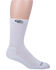 Image #2 - Dan Post Men's Lites Crew White Socks - Size 7 to 10, White, hi-res