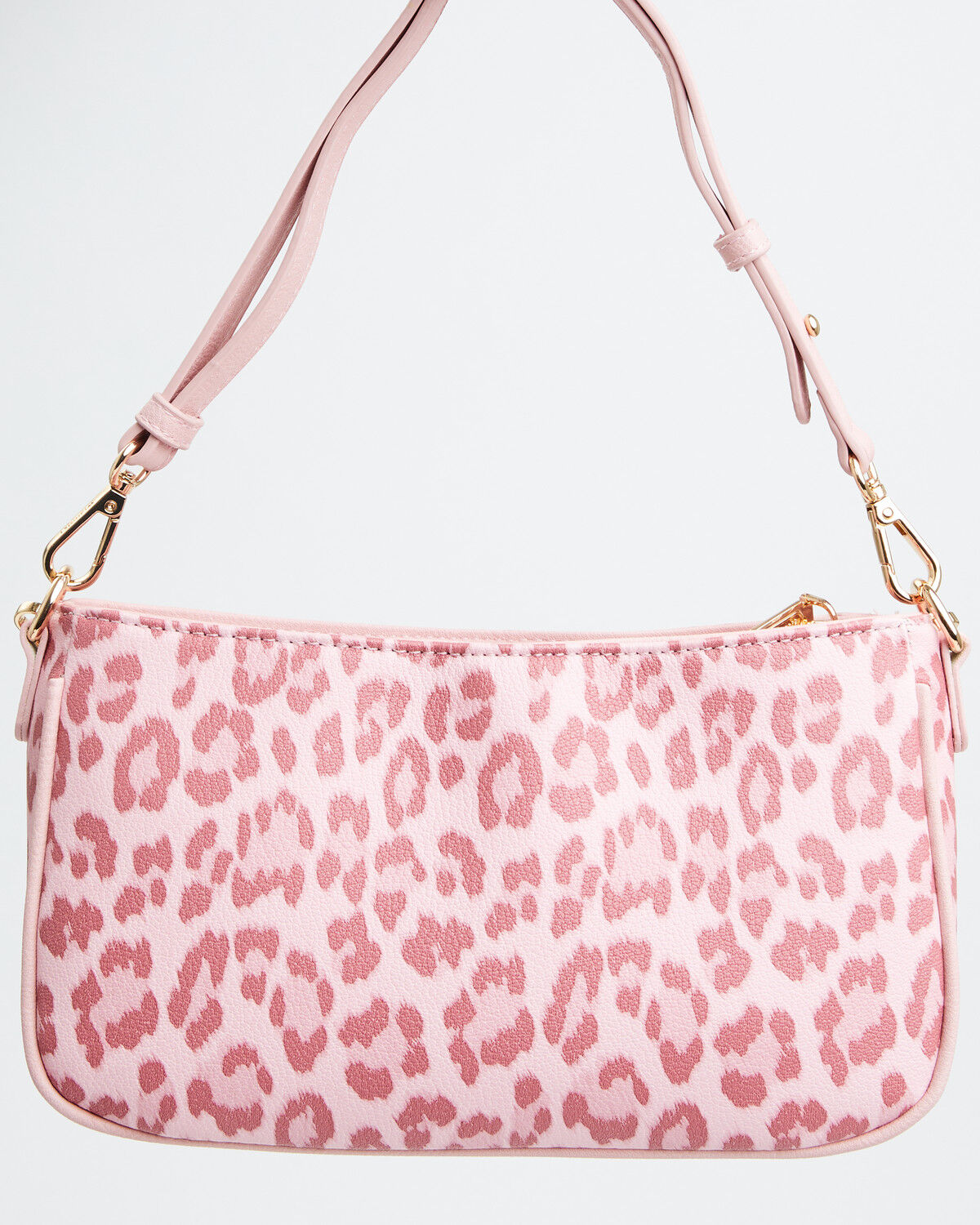 Image #3 - Wrangler X Boot Barn Women's Leopard Print Shoulder Bag with Chain, Pink, hi-res