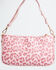 Image #3 - Wrangler X Boot Barn Women's Leopard Print Shoulder Bag with Chain, Pink, hi-res