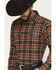 Image #2 - Cody James Black 1978&reg; Men's Caddis Plaid Print Long Sleeve Button-Down Western Shirt, Brown, hi-res