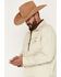 Image #2 - Wrangler X Coors Men's Logo Embroidered Button-Down Jacket, Cream, hi-res