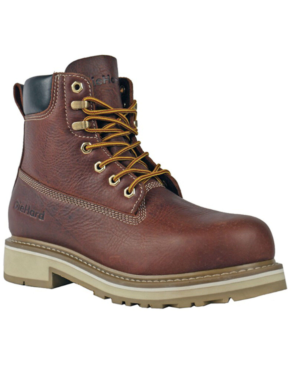 Di Hard Men's Crusader Lace-Up Work Boots - Composite Toe, Burgundy, hi-res