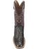 Image #6 - Lucchese Men's Harris Full Quill Ostrich Western Boots - Wide Square Toe, Dark Grey, hi-res