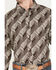 Image #3 - RANK 45&reg; Men's Altonwon Striped Geo Print Long Sleeve Button-Down Western Shirt, Coffee, hi-res