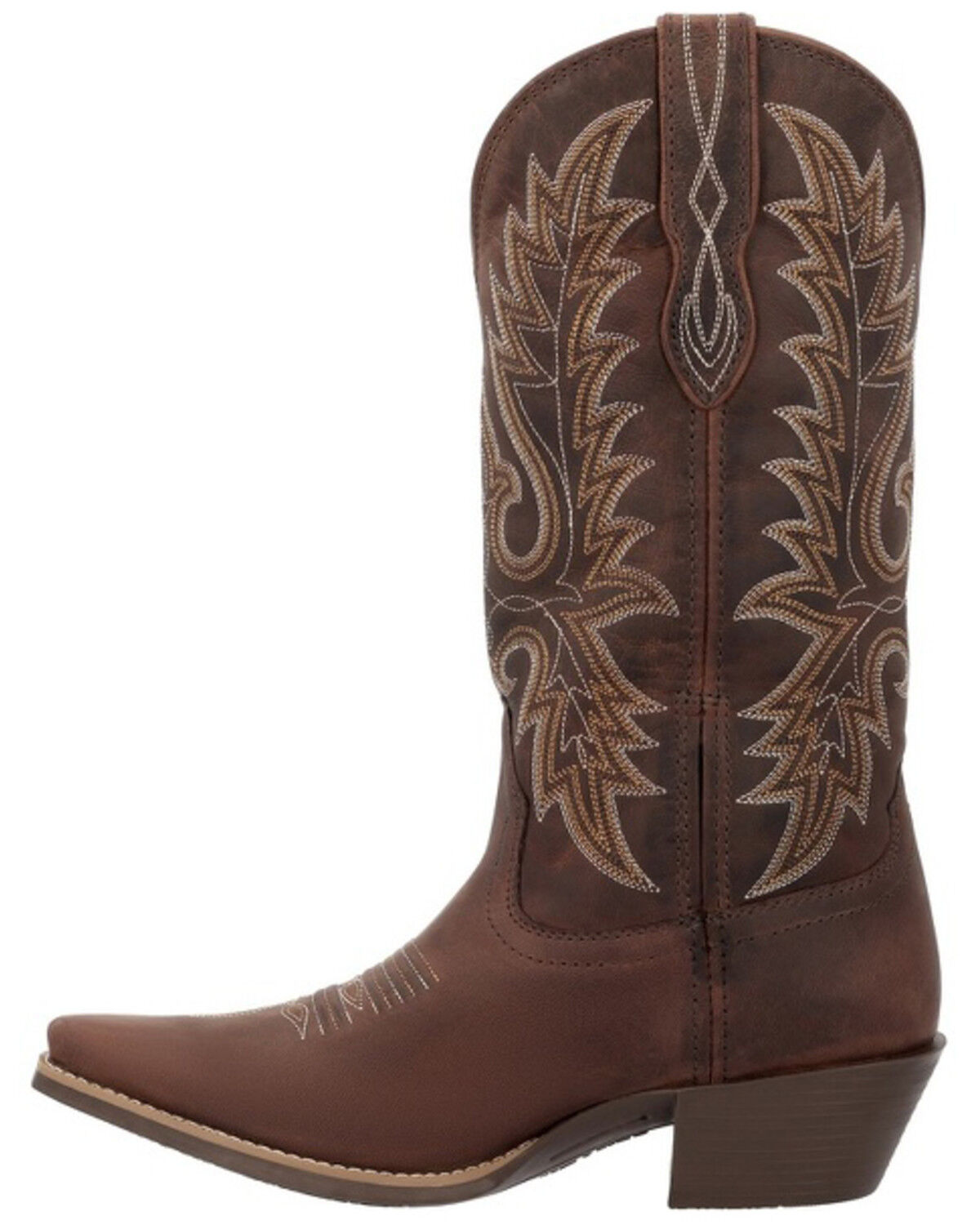 Image #3 - Durango Women's Shyloh Performance Western Boots - Round Toe, Brown, hi-res