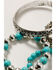 Image #3 - Shyanne Women's Wild Soul Beaded Longhorn Stretch Bracelet Set, Silver, hi-res