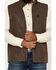 Image #3 - RANK 45&reg; Men's Buck Tonal Southwestern Softshell Vest, Brown, hi-res