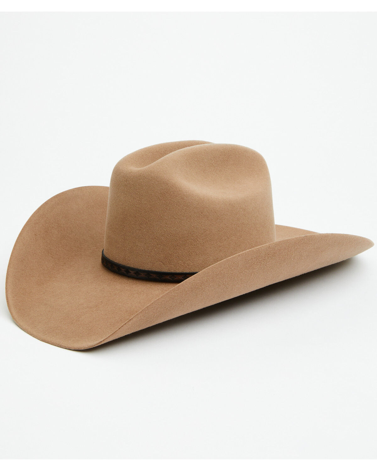 Stetson The Medalist Felt Cowboy Hat, Tan, hi-res