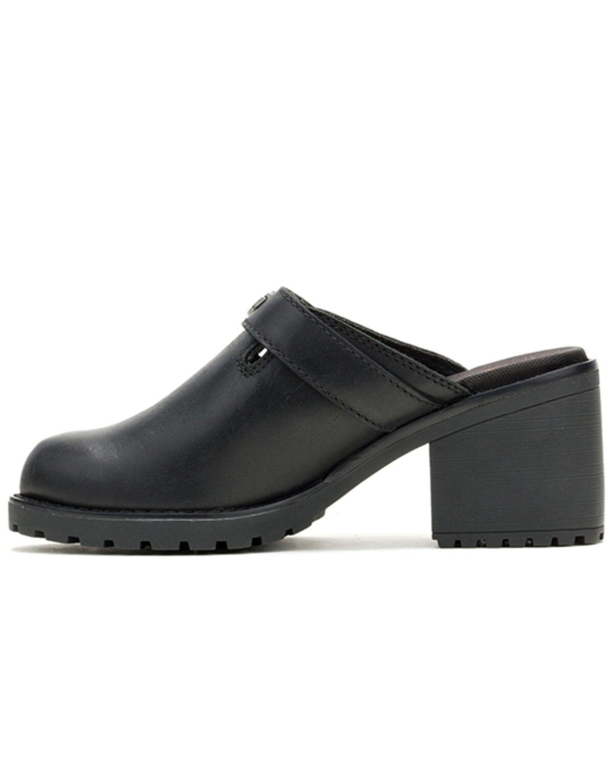 Image #3 - Harley Davidson Women's Kitty Mules, Black, hi-res