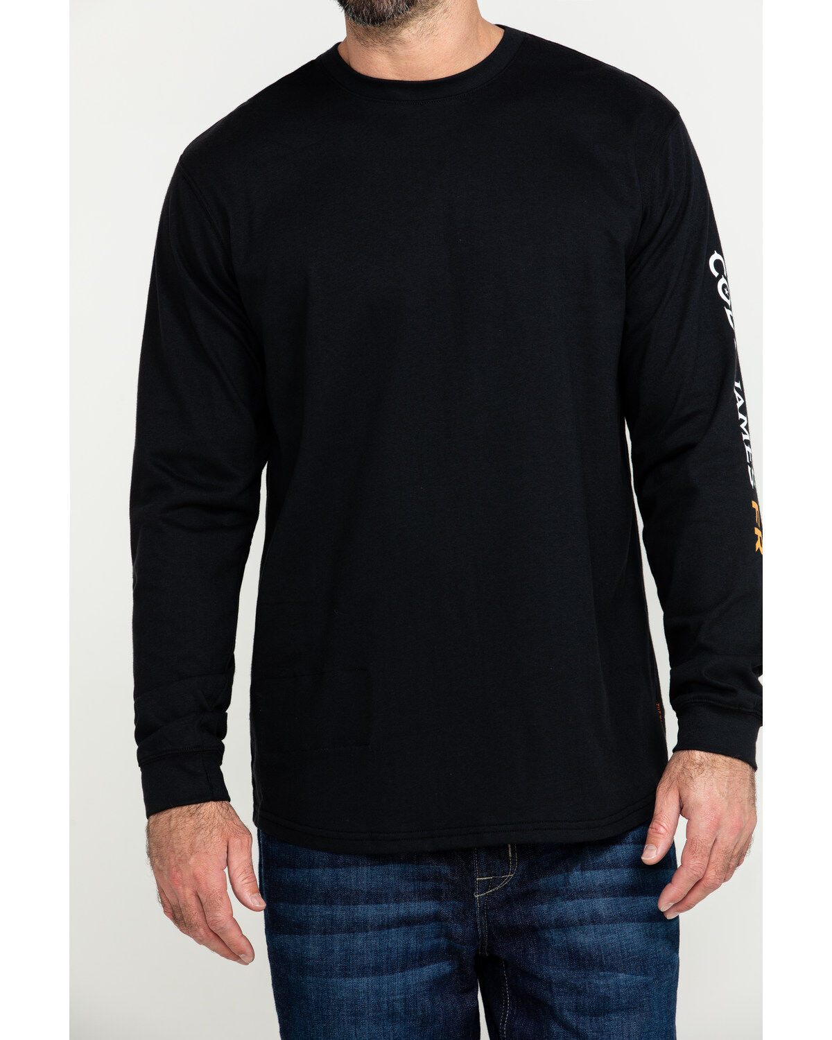 Image #4 - Cody James Men's FR Logo Long Sleeve Stretch Work Shirt, , hi-res
