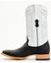 Image #3 - Tanner Mark Men's Jumbo Python Exotic Western Boots - Broad Square Toe, Black, hi-res