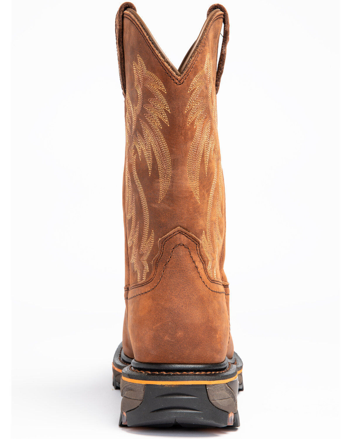 Image #5 - Cody James Men's 11" Waterproof Decimator Western Work Boots - Steel Toe, Brown, hi-res