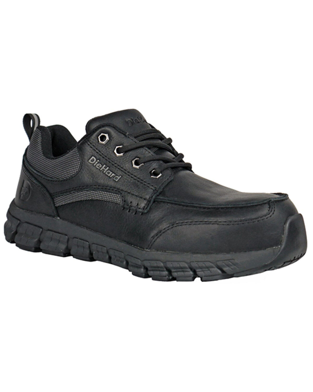 Image #1 - Die Hard Men's Sunbird Lace-Up Work Shoes - Composite Toe, Black, hi-res